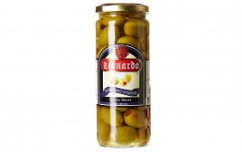 Leonardo Pimiento Stuffed Queen Olives  Glass Jar  450 grams